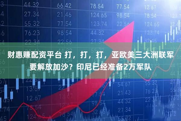 财惠赚配资平台 打，打，打，亚欧美三大洲联军要解放加沙？印尼已经准备2万军队